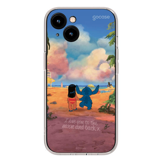 Capinha para celular  Lilo e Stitch - Love you to the moon and back