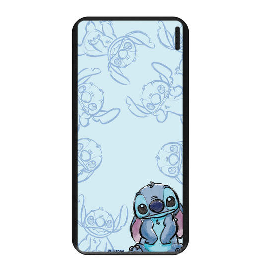 Carregador Portátil Fast Charge -Lilo & Stitch - Inicial Elegant Stitch