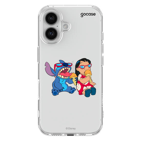 Capinha para celular  Lilo e Stitch - Icecream