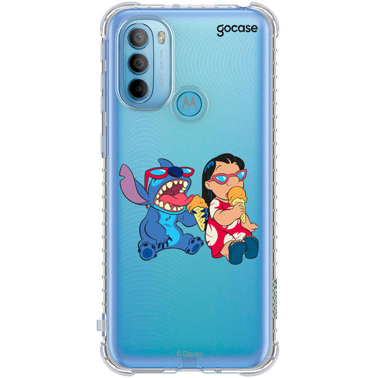 Capinha para celular  Lilo e Stitch - Icecream