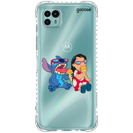 Capinha para celular  Lilo e Stitch - Icecream