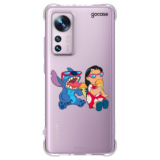 Capinha para celular  Lilo e Stitch - Icecream