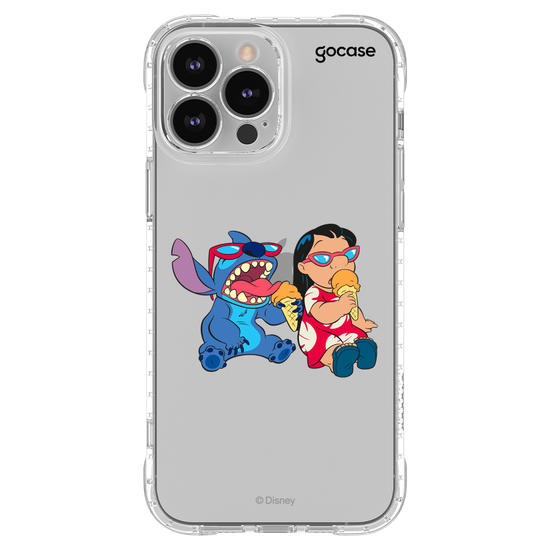 Capinha para celular  Lilo e Stitch - Icecream