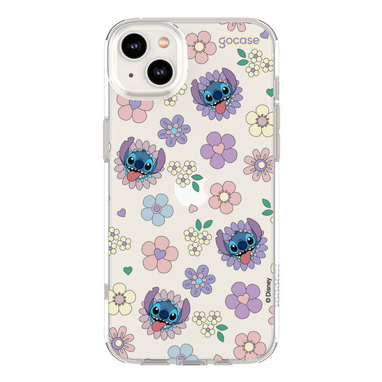 Capinha para celular  Stitch Floral 70s