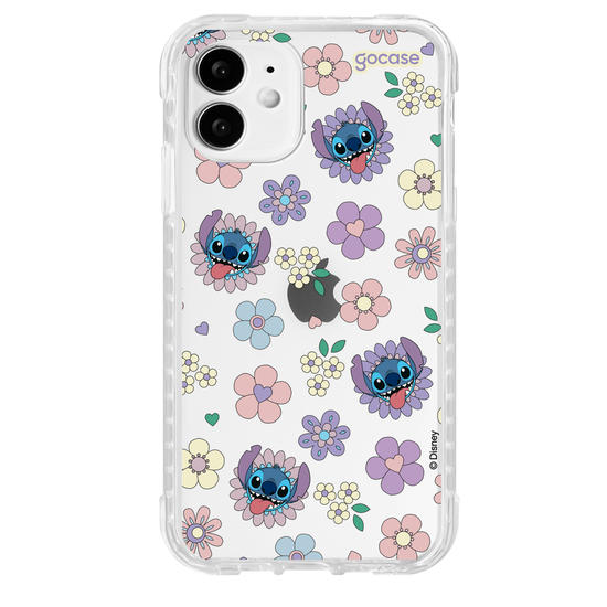 Capinha para celular  Stitch Floral 70s