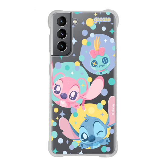 Capinha para celular  Cute Stitch, Angel e Xepa