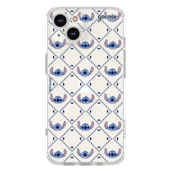 Stitch - Padrão Xadrez com Iniciais