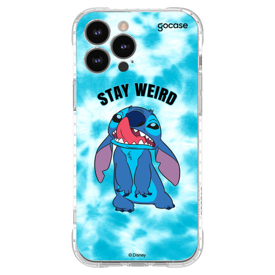 Capinha para celular  Lilo & Stitch - Stay Weird Tie Dye