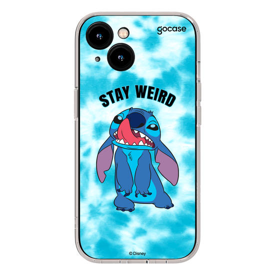 Capinha para celular  Lilo & Stitch - Stay Weird Tie Dye