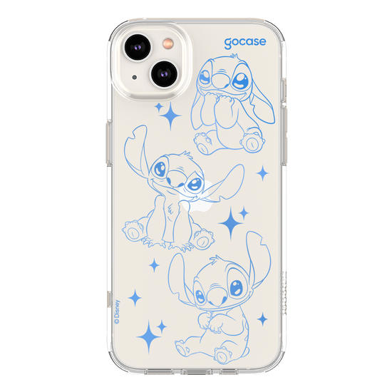 Capinha para celular  Stitch - Blue Lines