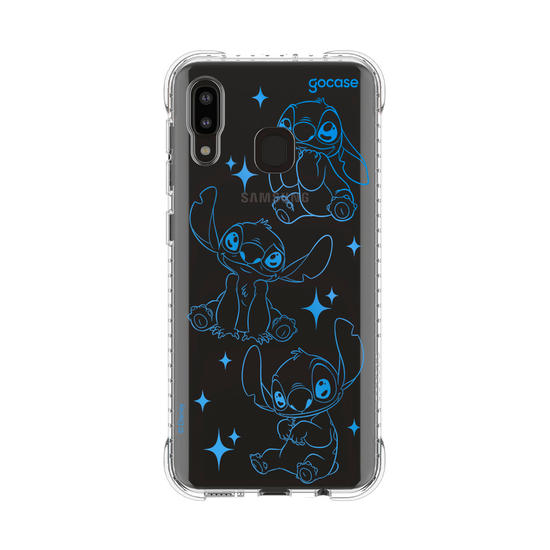 Capinha para celular  Stitch - Blue Lines