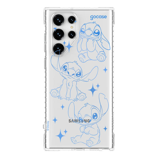 Capinha para celular  Stitch - Blue Lines