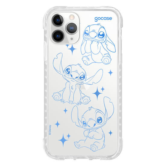 Capinha para celular  Stitch - Blue Lines