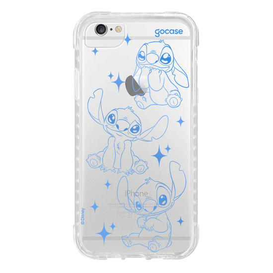 Capinha para celular  Stitch - Blue Lines
