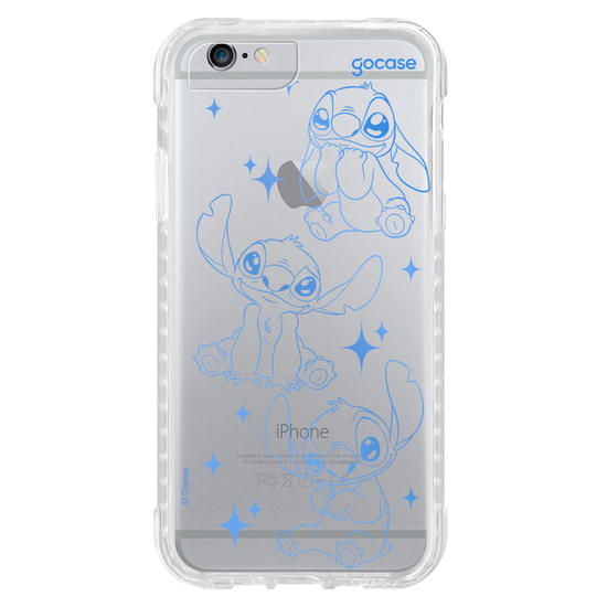 Capinha para celular  Stitch - Blue Lines