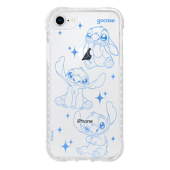 Capinha para celular  Stitch - Blue Lines