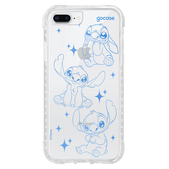 Capinha para celular  Stitch - Blue Lines