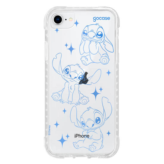 Capinha para celular  Stitch - Blue Lines