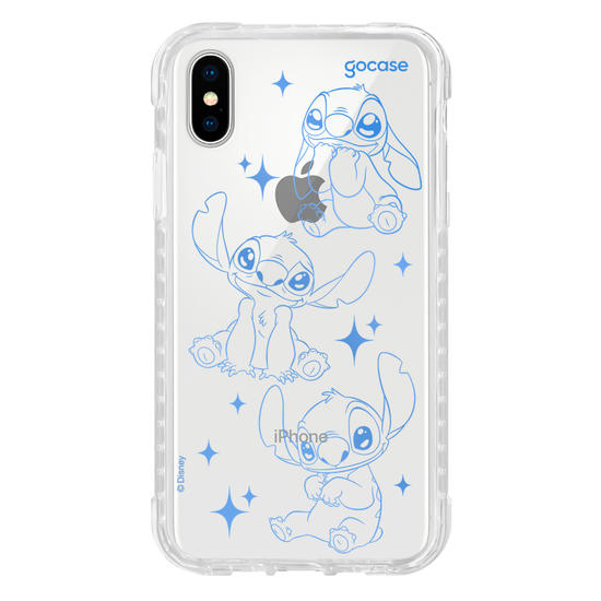Capinha para celular  Stitch - Blue Lines