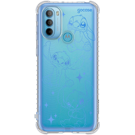 Capinha para celular  Stitch - Blue Lines