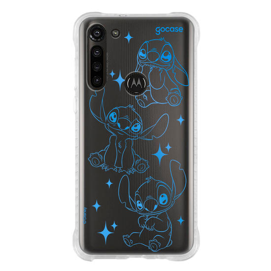 Capinha para celular  Stitch - Blue Lines
