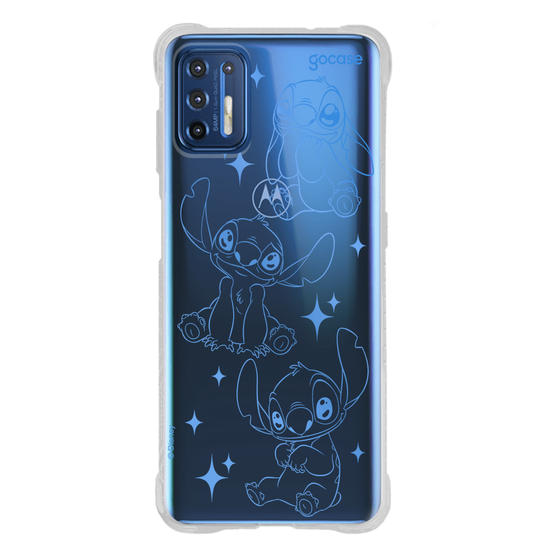 Capinha para celular  Stitch - Blue Lines