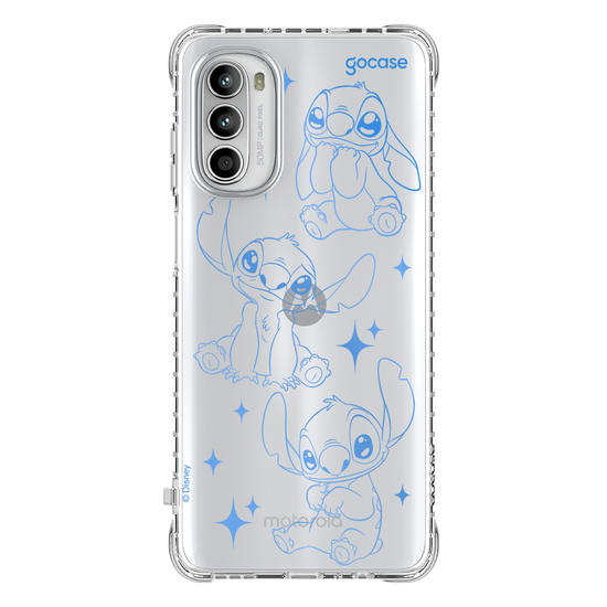 Capinha para celular  Stitch - Blue Lines