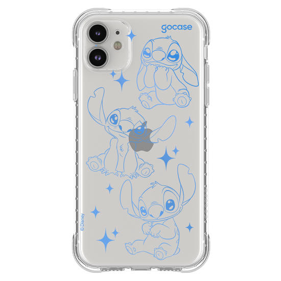 Capinha para celular  Stitch - Blue Lines