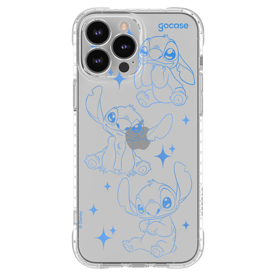 Capinha para celular  Stitch - Blue Lines