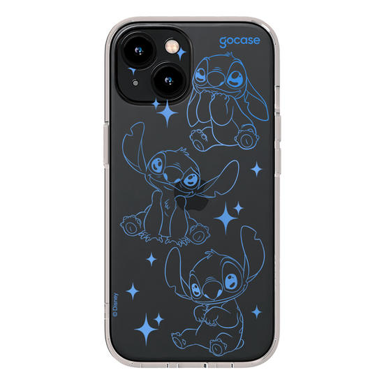 Capinha para celular  Stitch - Blue Lines