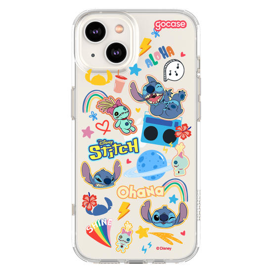Capinha para celular  Stitch - Pequenos Stickers Fofinhos