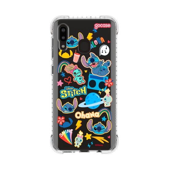 Capinha para celular  Stitch - Pequenos Stickers Fofinhos