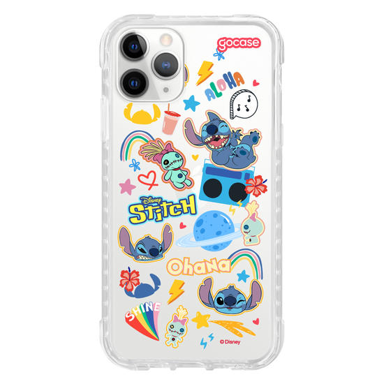 Capinha para celular  Stitch - Pequenos Stickers Fofinhos