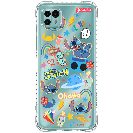 Capinha para celular  Stitch - Pequenos Stickers Fofinhos