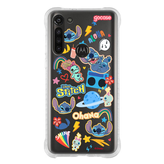 Capinha para celular  Stitch - Pequenos Stickers Fofinhos
