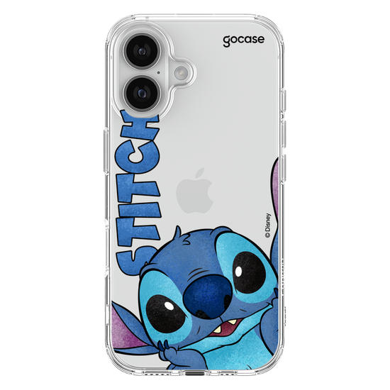 Capinha para celular  Stitch - Big Face Name