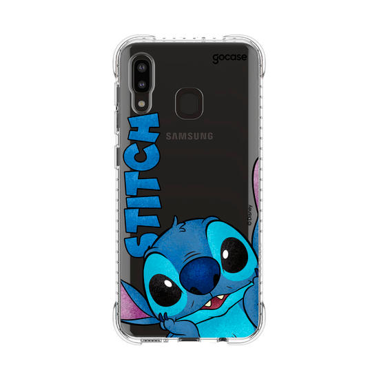 Capinha para celular  Stitch - Big Face Name