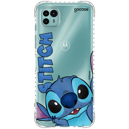 Capinha para celular  Stitch - Big Face Name