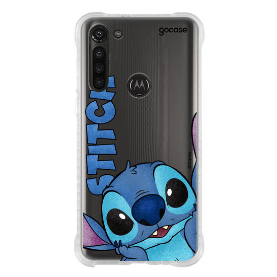 Capinha para celular  Stitch - Big Face Name