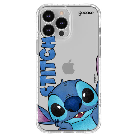 Capinha para celular  Stitch - Big Face Name