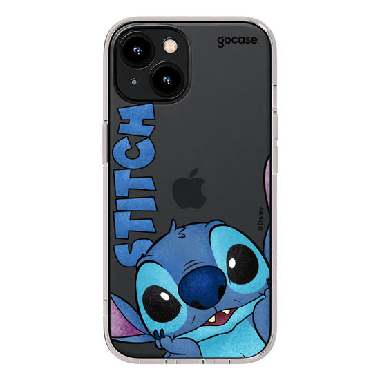 Capinha para celular  Stitch - Big Face Name