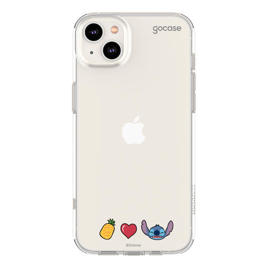 Capinha para celular  Pineapple, Love e Stitch