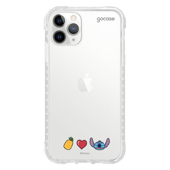 Capinha para celular  Pineapple, Love e Stitch