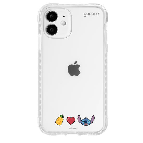 Capinha para celular  Pineapple, Love e Stitch