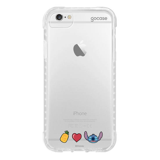 Capinha para celular  Pineapple, Love e Stitch