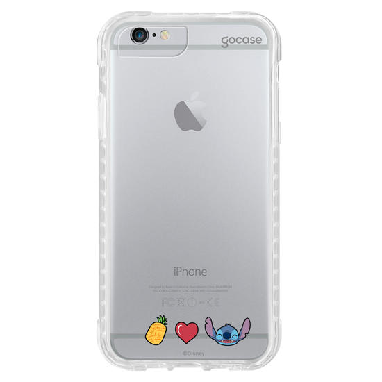 Capinha para celular  Pineapple, Love e Stitch