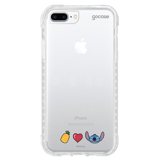 Capinha para celular  Pineapple, Love e Stitch