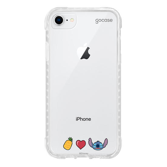 Capinha para celular  Pineapple, Love e Stitch