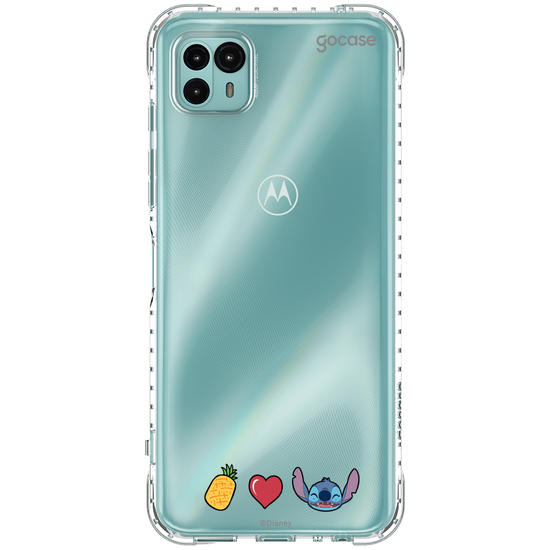 Capinha para celular  Pineapple, Love e Stitch