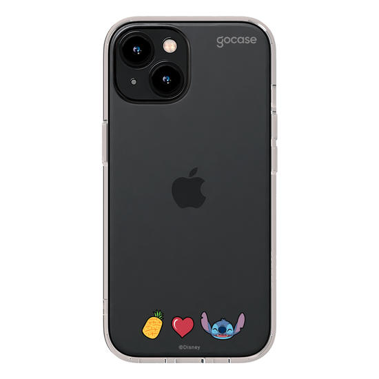 Capinha para celular  Pineapple, Love e Stitch